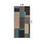 Tapis bleu tissé à la machine Bolk-129908148