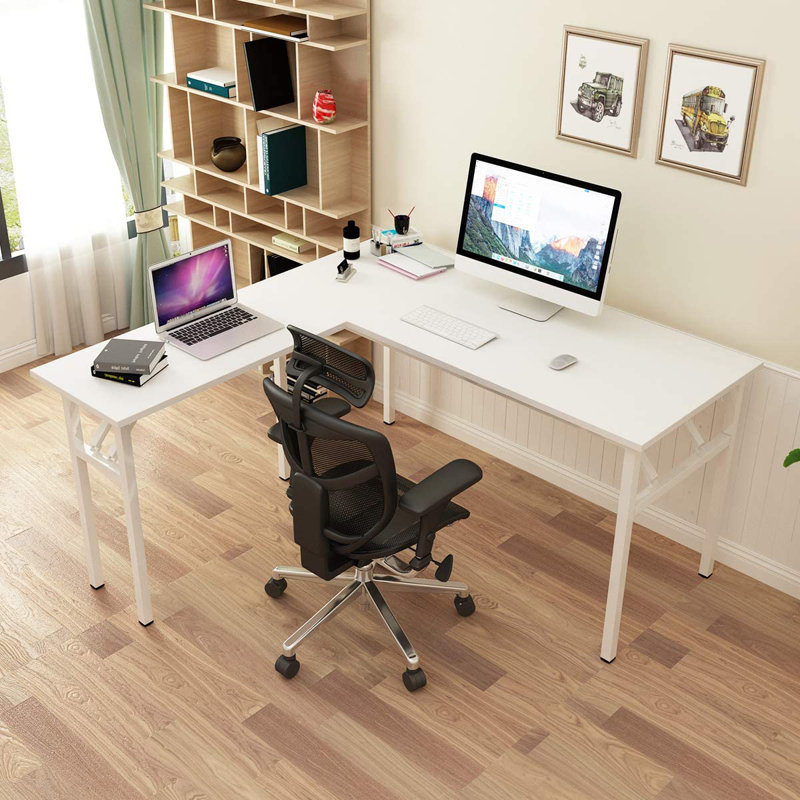 Clements Reversible L-Shape Desk, White