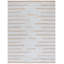 Tapis abstrait gris en laine, en jute et en coton tissé à la main Kensen-734889799