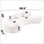 Canapé courbé de 105,5 po, canapé minimaliste moderne, canapé de 3 à 4 places avec 2 coussins, chambre à coucher, sans assemblage requis, velours côtelé en forme de point (anti-froissement)-1696451976