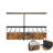 Corner Bed Frame, Metal Platform Bed Frame with Storage Drawers