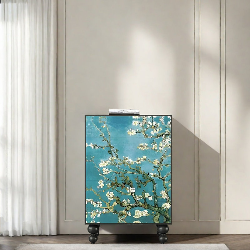 Living room storage cabinet home decor cabinet