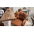 26''H Upholstered 360°Swivel Counter Height Bar Stools, Wood Legs Kitchen Island Chairs-211219933-210338530
