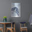 Art mural en métal luxueux «Natation de tortue de mer» par Yvette St. Amant, 24 po x 36 po