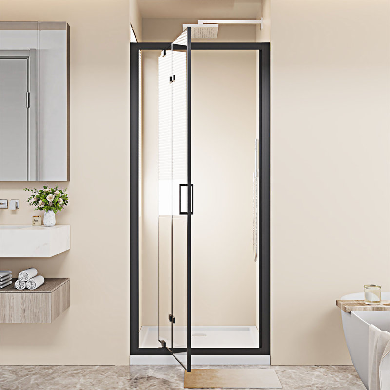 Framed Bi-Fold Pivot Folding Shower Door