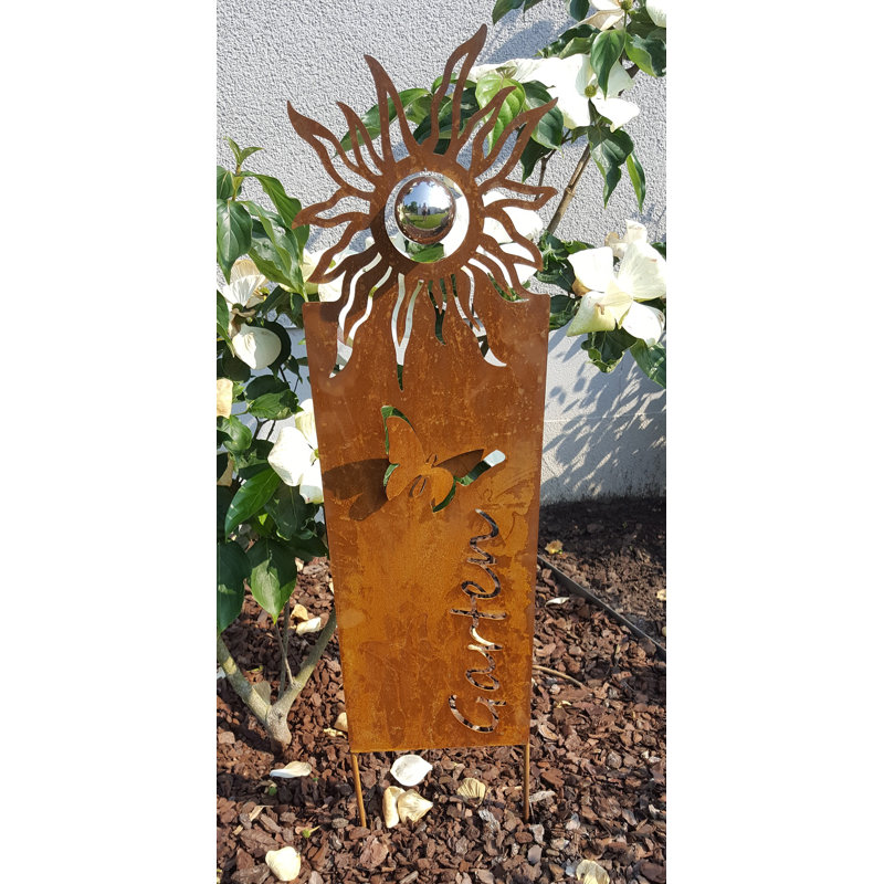 Cathryne Steel Garden Sign