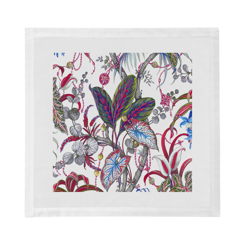 Amazonia Cotton Sateen Dinner Napkins, Aurelia