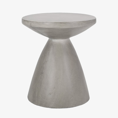 Sayle Round Magnesium Oxide Outdoor Side Table