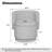 Upholstered Barrel Chair,Modern Swivel Accent Chair With Storage Space-723249630