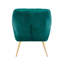 41.4cm H Velvet Upholstered Armchair-1505306913