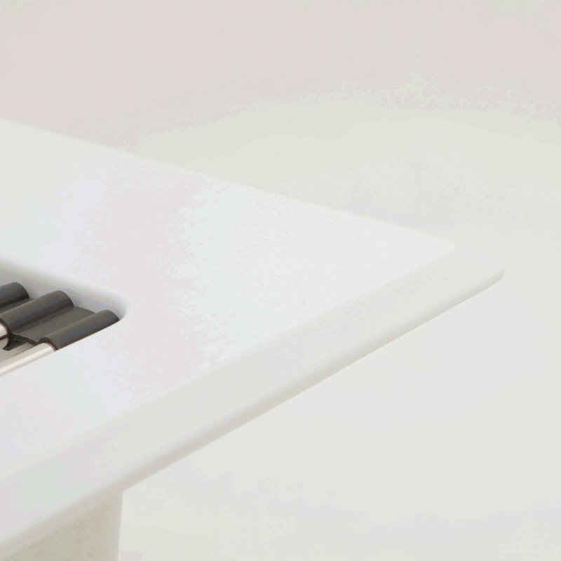 Évier de cuisine en quartz - Évier de cuisine encastré en granite blanc
