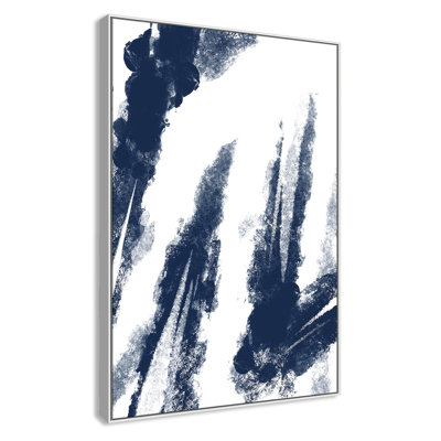 Ferne "Navy Striking Seams 2" Print