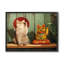 Az-005 - «Lucky Cat Pose» sur toile par Lucia Heffernan-93959628