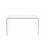 Transparent Tempered Glass Console Table