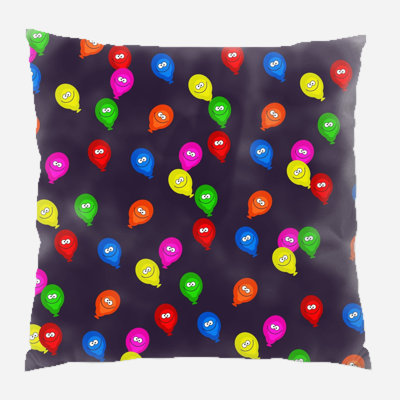 Coussin décoratif transparent