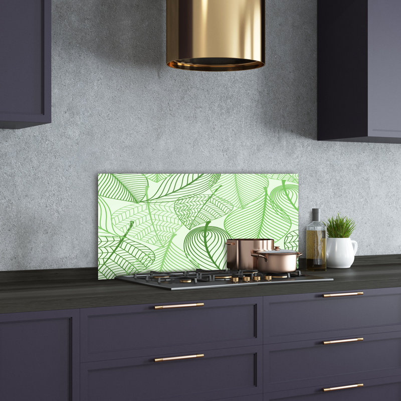 50cm W x 100cm L Glass Peel and Stick Panel