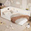Lit plateforme tapissier simple TG avec lumières DEL et ports de charge USB intégrés, blanc-1458856467-1458856466