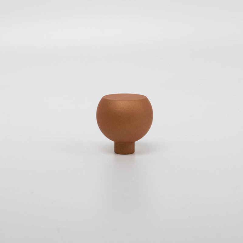 ROUS Hardware Mid Century Modern Sphere Knob, Copper (Brown)
