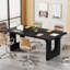 Joonyoung Rectangular Manufactured Wood Executive Desk with Sled Base-1246293983