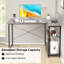 Abramina L-Shaped Steel Computer Desk-988614315
