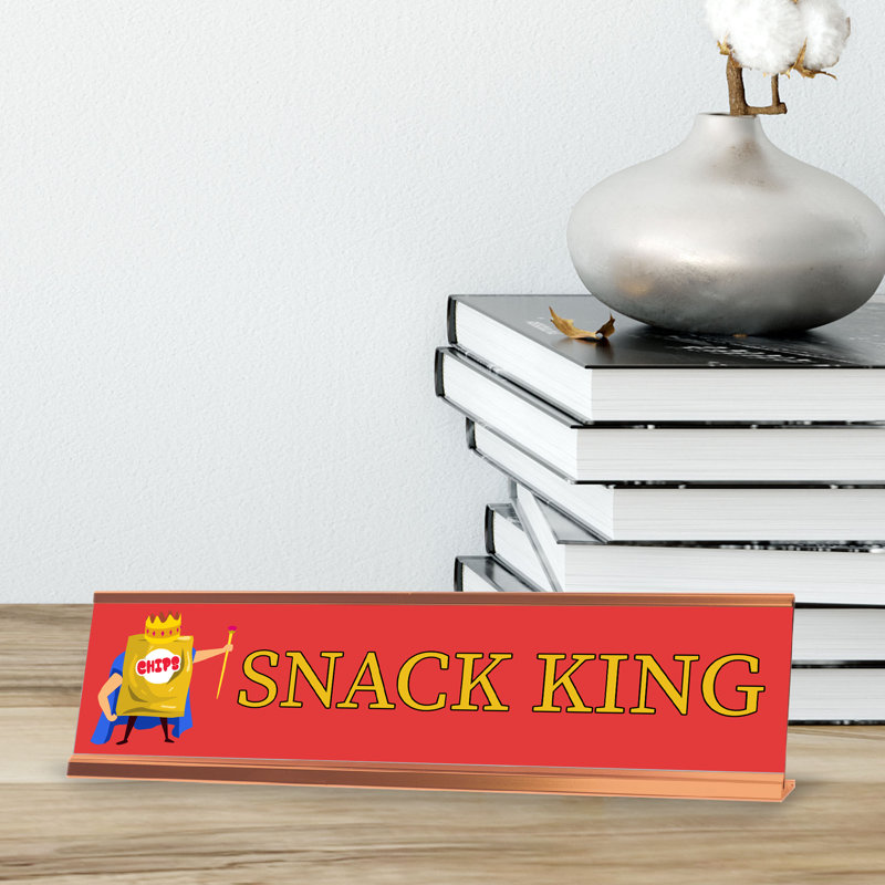 Enseigne de bureau Snack King