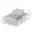 Fauteuil d'appoint avec repose-pieds-943527420