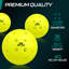 Orca Pickleball 6 Pack, Outdoor Pi 40, USAPA Official Size, with 1-Year No-Crack Warranty