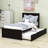 Twin Size Platform Bed with Trundle-70181685