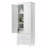 Botond Bathroom/Office Tall Cabinet with 2 Drawers-1651033525