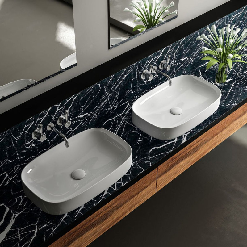 25.6'' L Bathroom Sink