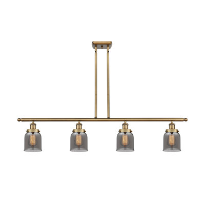 Luminaire suspendu pour îlot de cuisine 4 lumières Clara