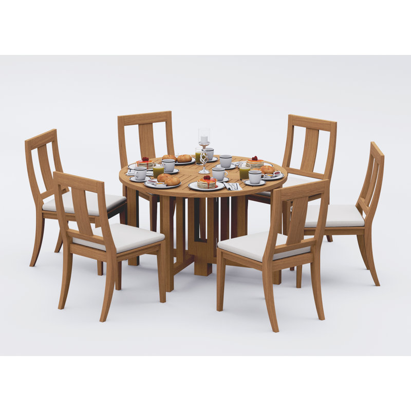 Osborne Outdoor Teak Dining Set, 6