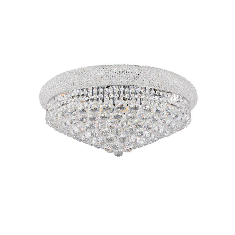 Plafonnier encastré 24 po 12 lumières Ston Easton, Chrome