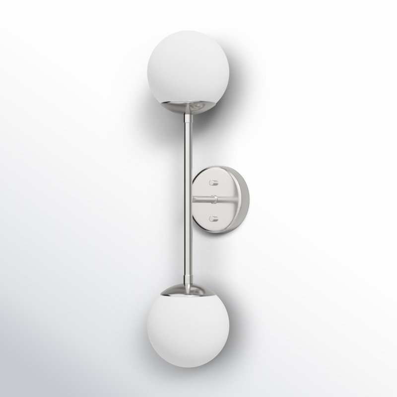 Bridgit Steel Wall Sconce, Brushed Nickel