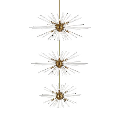Francene 30 - Light Dimmable Tiered Chandelier