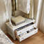 Table de chevet buis multifonctionnelle