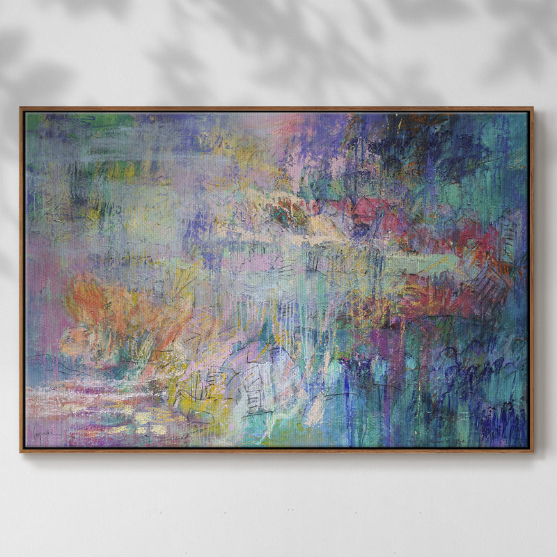 Vespers, reproduction d'art sur toile, Noyer, H 17 po x l 25 po x P 2 po