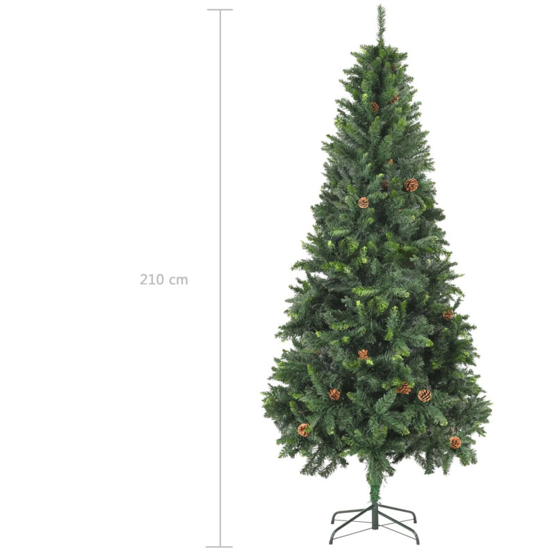 Artificial Pine Christmas Tree, 6.88ft H