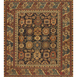 Discovery Flatweave Wool Area Rug in Red/Ivory/Blue/Black