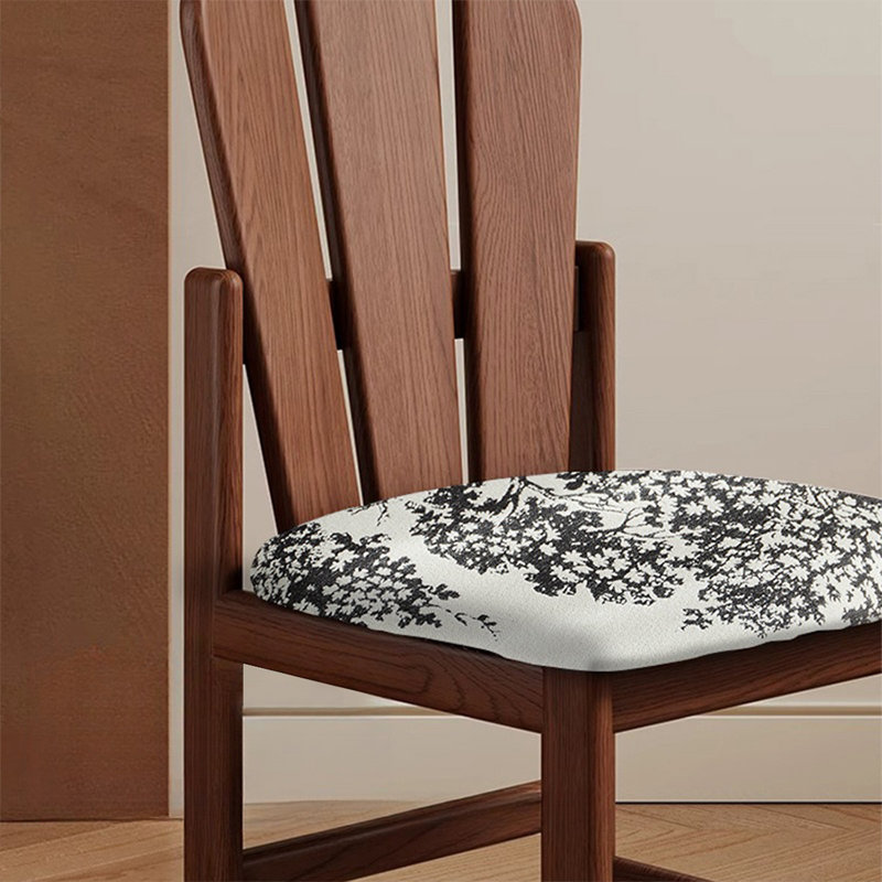 Brown Solid back side Chair(Set of 2)