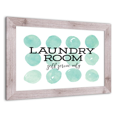 Laundry Room, reproduction encadrée