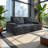 Modern Minimalist Grey Double Seat Compression Sofa Reception Sets