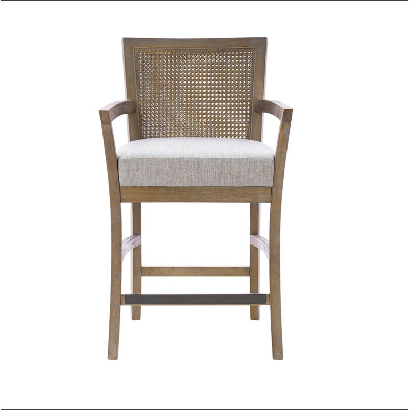 Cane Back Counter Stool