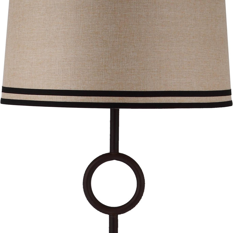 Shotwell 63 "Floor Lamp, Bronze forgeron