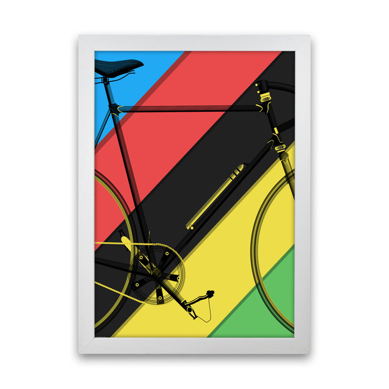World Champ - Print, White Framed, 42cm H x 30cm W x 3cm D