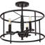 Luminaire tambour suspendu 3 lumières façon bougie Rourke-1139150858