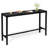 Arboleya Rectangular Metal Outdoor Bar Table with Leveling Knob-597209785-597209734