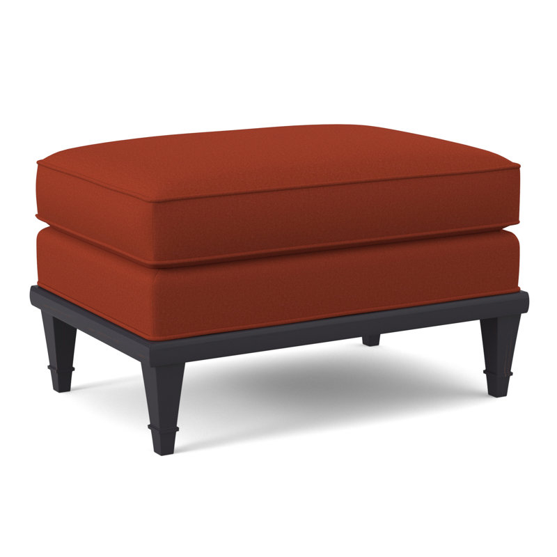 Dublin Ottoman, Margaret Tangelo, Vintage Ebony
