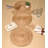 JUTE BRAIDED CIRCLES TABLE RUNNER