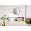 Huldar Glass Flat Wall Mirror
